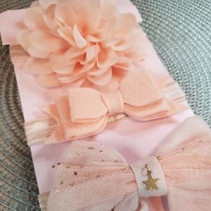3 Piece Baby Girl Headbands